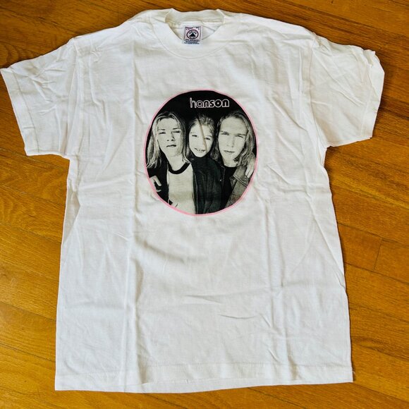 Original 1997 Hanson T-Shirt Size Youth Large - Picture 1 of 3